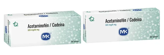 Acetaminofén + Codeína MK® Tabletas